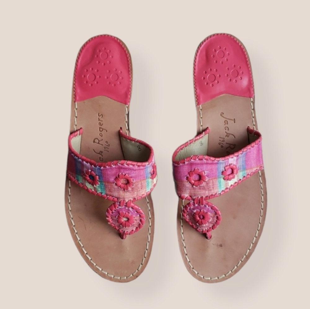 LAST CHANCE Jack Rogers Sandals Palm Beach Madras